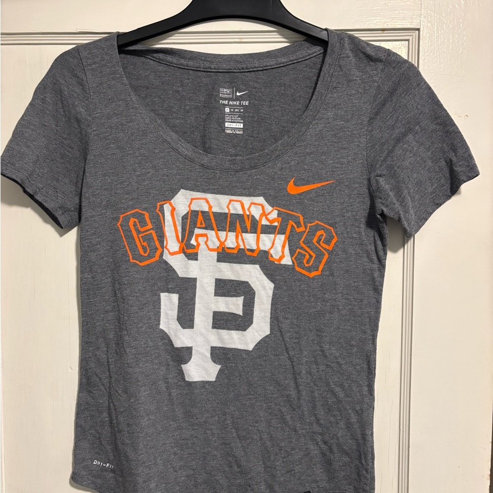 Nike Gray Giants Tee with Orange Accents